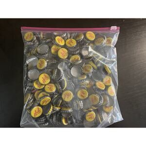 Lot of Topo Chico Bottle Caps Yellow Red Logo 200+ Caps Craft Brewing Art DIY